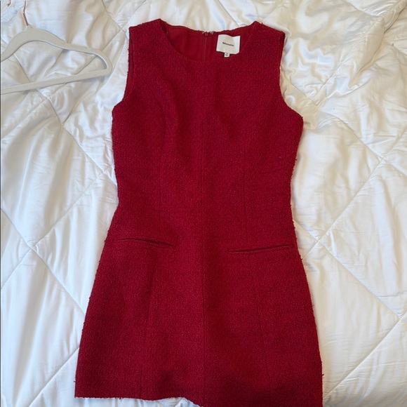 Reformation Elegant Red Sleeveless Dress - Picture 1 of 9